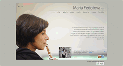 Desktop Screenshot of mariafedotova.com